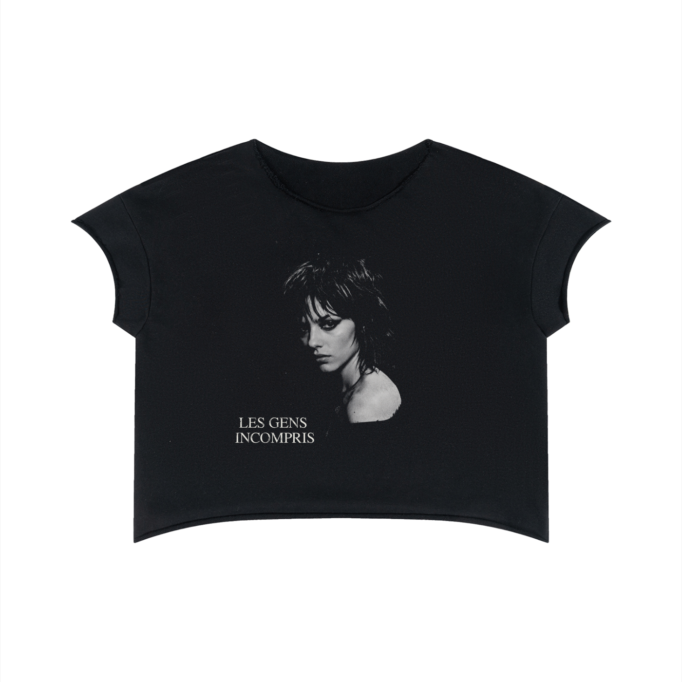 BOXY RAW EDGE T-SHIRT