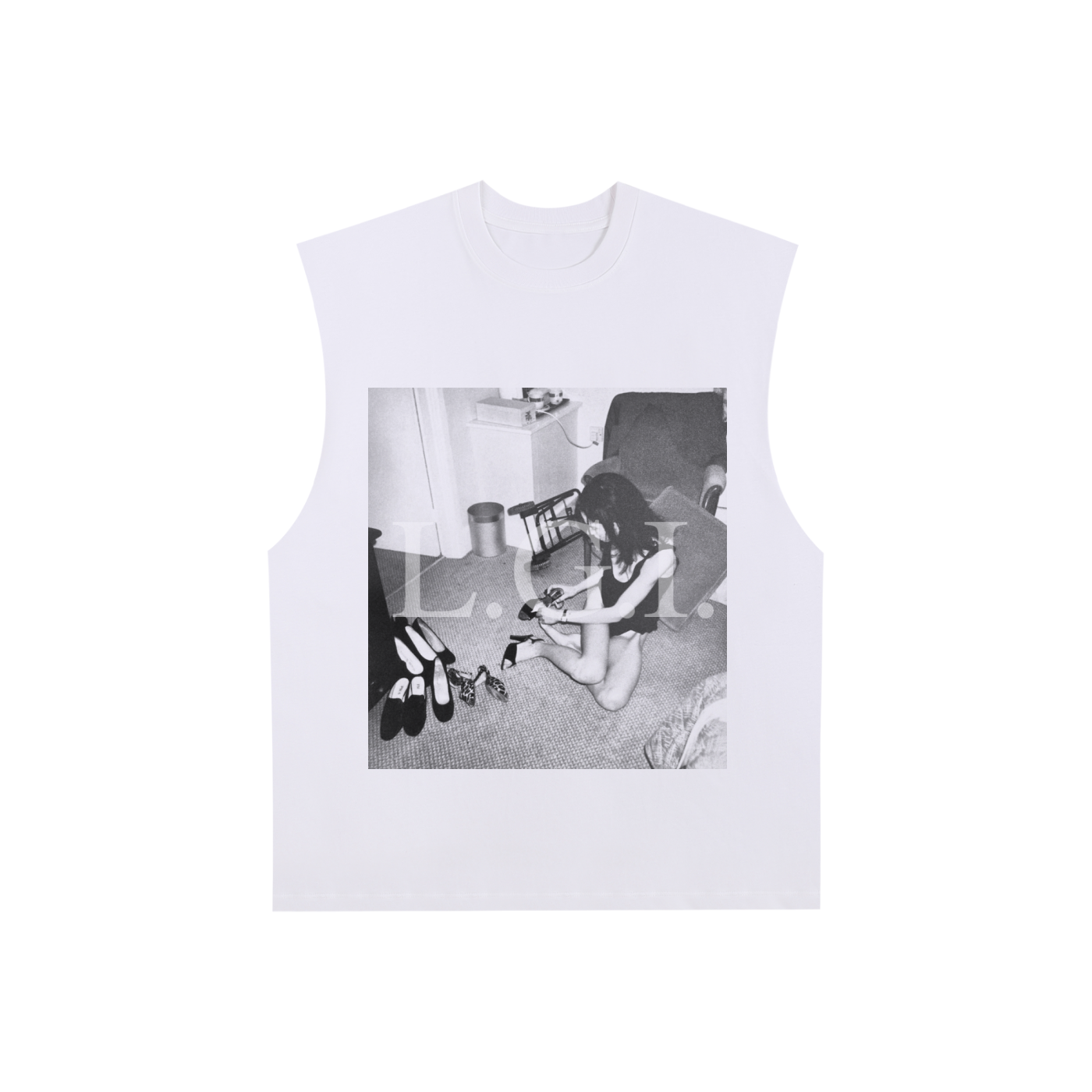 RAW EDGES TANK TOP