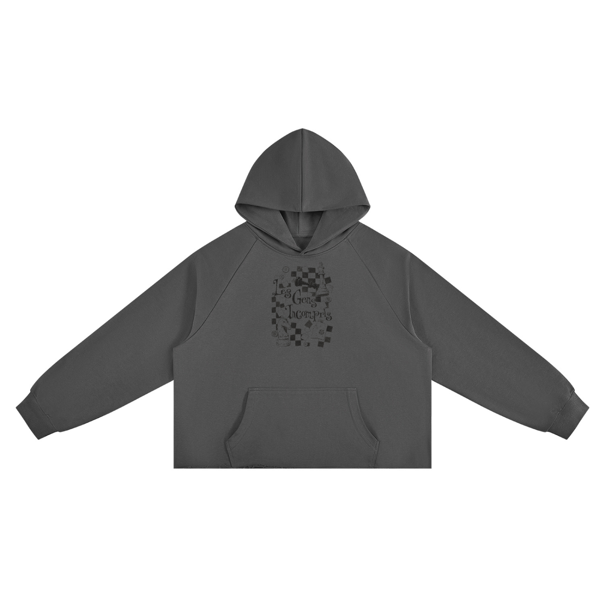 VINTAGE RAW BOXY HOODIE