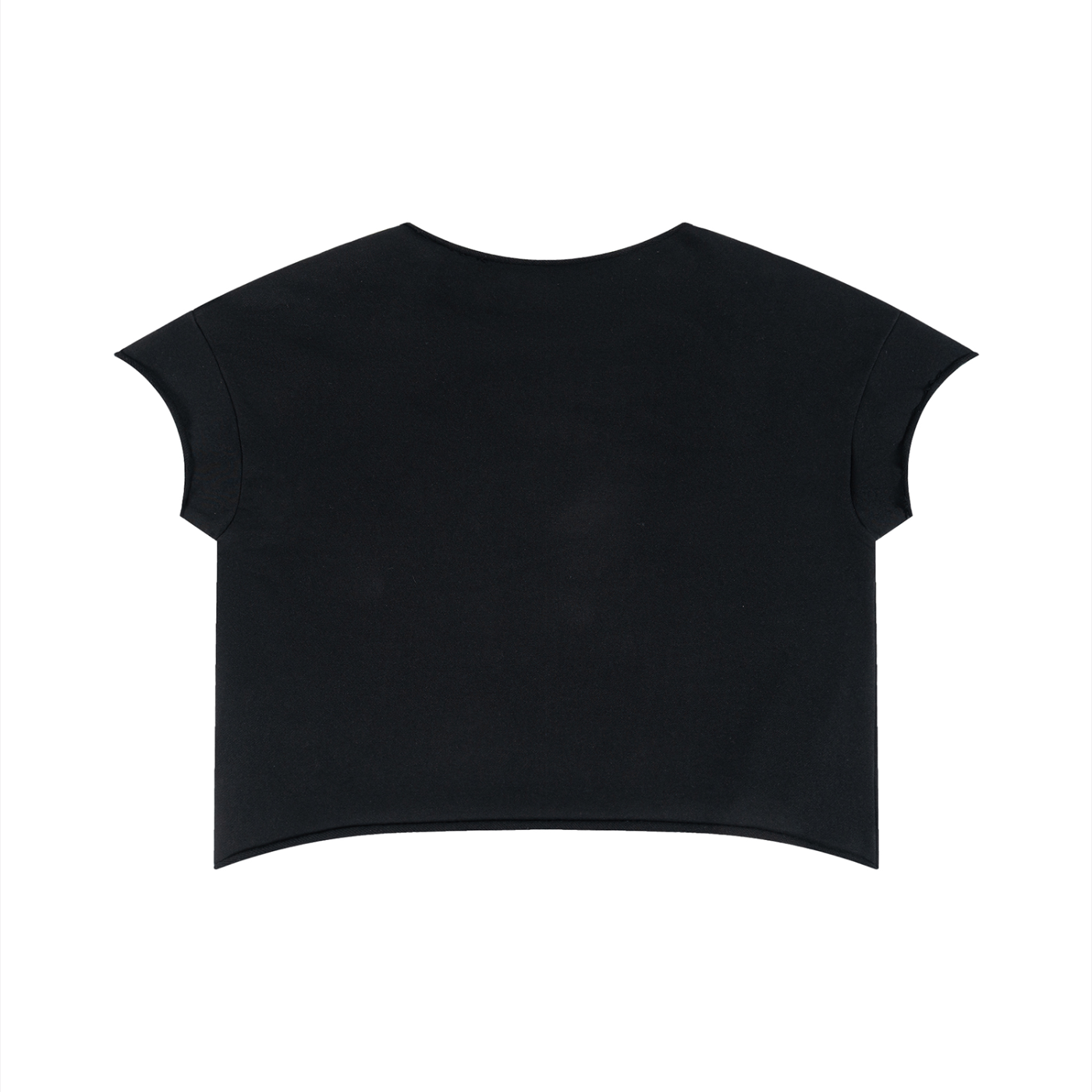 BOXY RAW EDGE T-SHIRT
