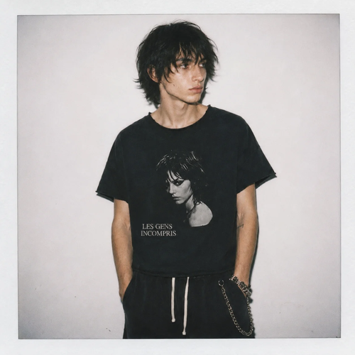 BOXY RAW EDGE T-SHIRT